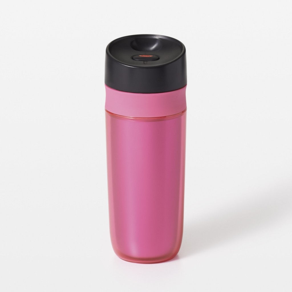 OXO Double Wall Travel Mug 15oz Pink The Potlok