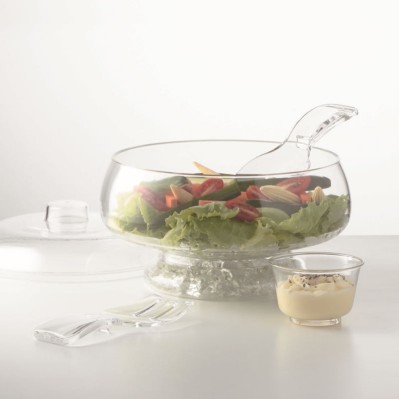 Kuo Yu Big Salad Bowl with Servers The Potlok