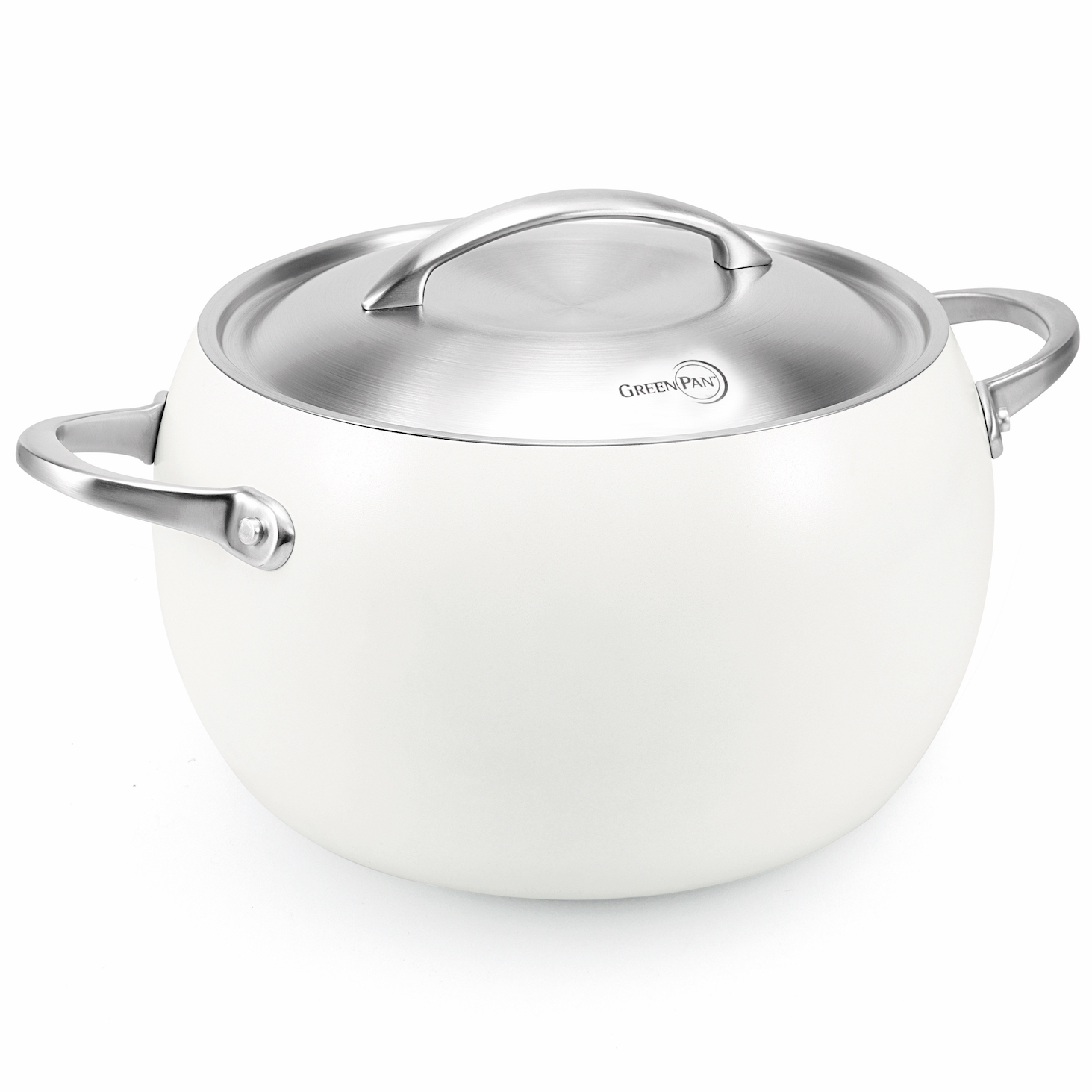 GreenPan™ London White Covered Casserole (24 cm) The Potlok