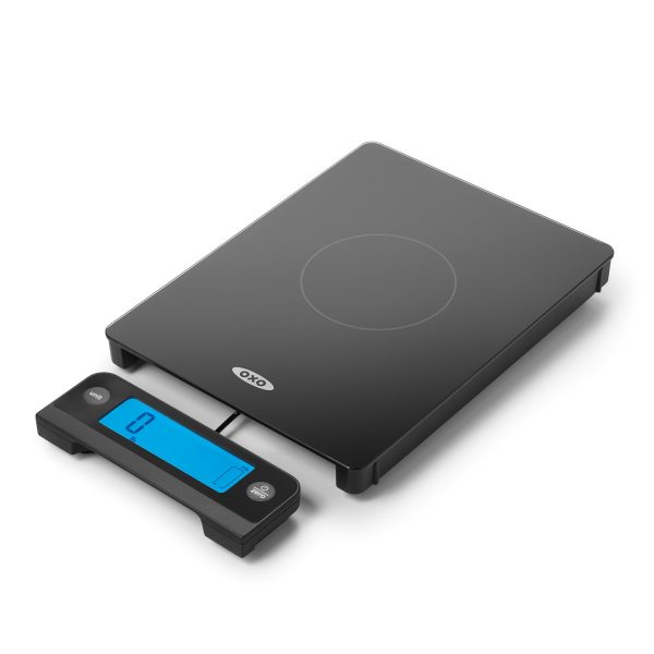 OXO - Glass Scale with Pull Out Display Black - The Potlok
