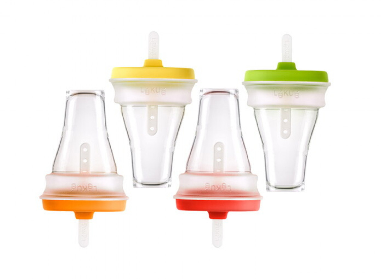 Lékué Popsicle Ould Stackable, Ulti-Colour, 10.5 X 6.5 X 2.6 C, 4