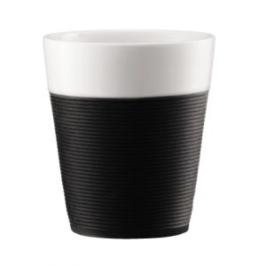 Bodum Canteen Porcelain Double Wall Espresso Cup with Silicone