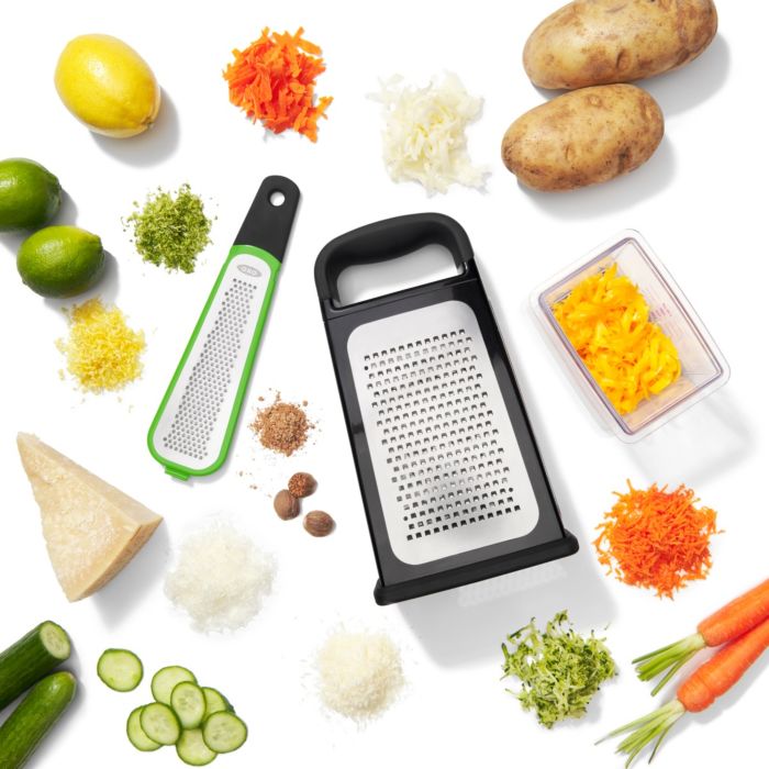 OXO Box Grater With Removable Zester The Potlok