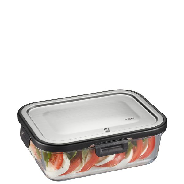 GEFU Milo Food Storage Container, 1L, Rectangular