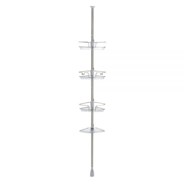 OXO Lift & Lock Pole Caddy, Stainless Steel