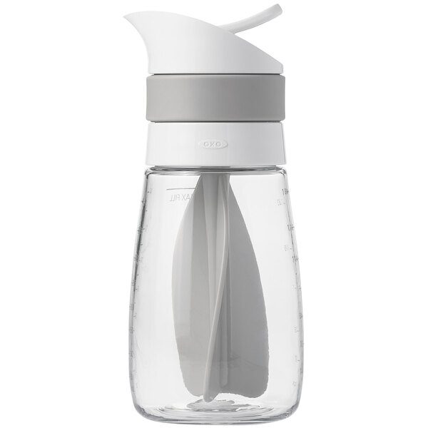 OXO Good Grips Twist & Pour Salad Dressing Mixer, Grey