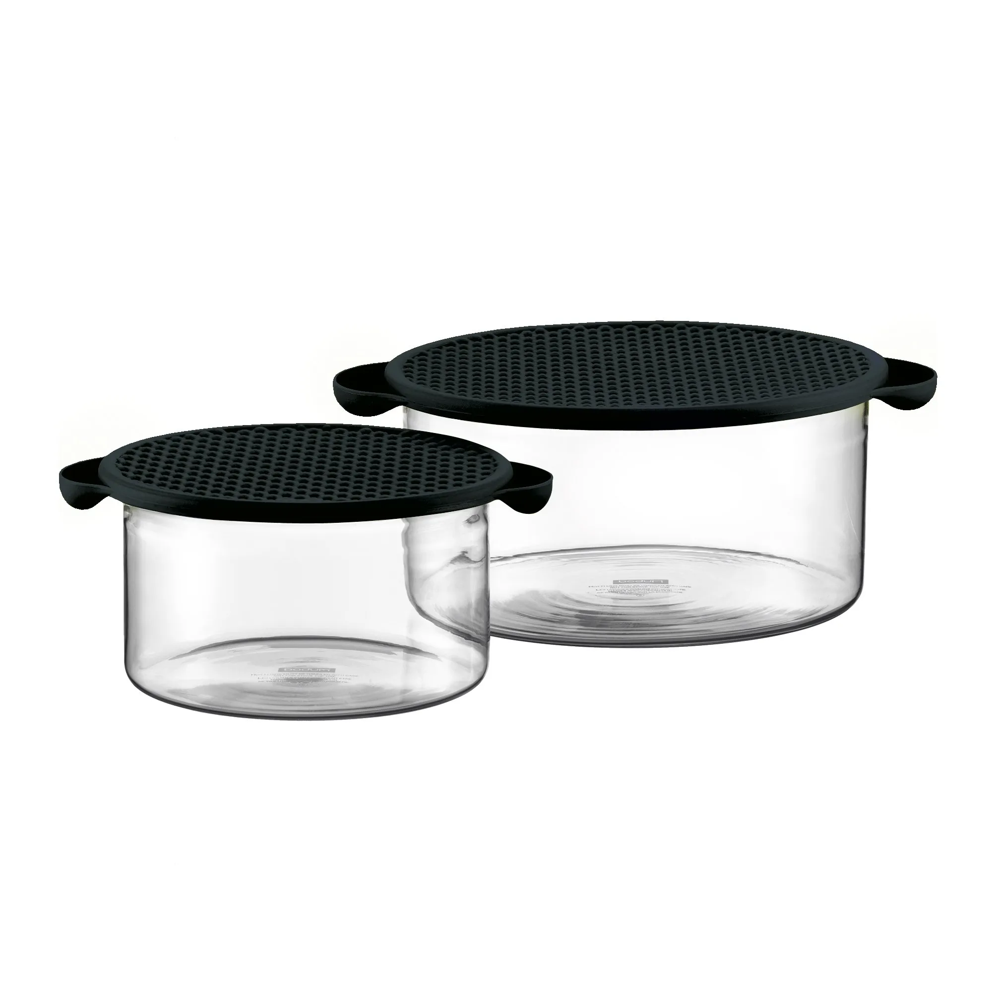 Bodum Hot Pot Bowl with Silicone Lid, 2.5L (Black)