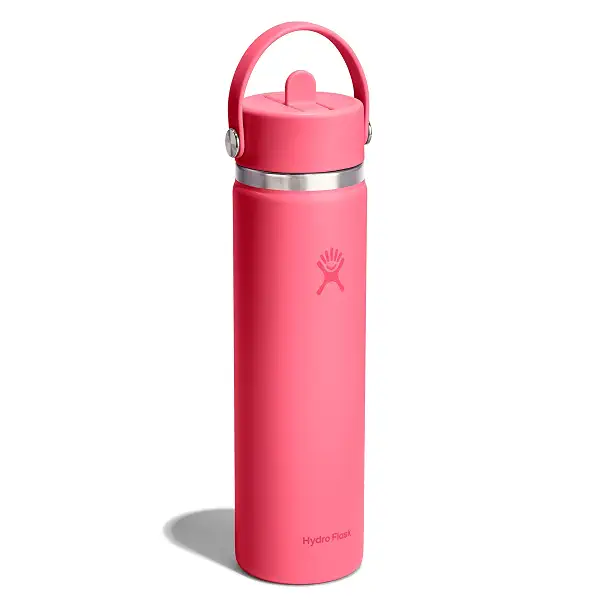 Hydro Flask 24 oz Wide Flex Straw Travel Bottle – Popstar Pink