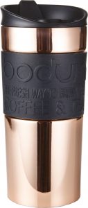 Bodum Travel Mug, 12 oz, Copper