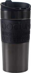 Bodum Travel Mug, 12 oz, Gunmetal