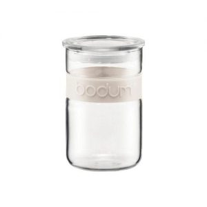Bodum Presso Storage Jar, 0.6 L, Off White