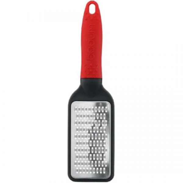 Bodum Bistro Hand Grater, Stainless Steel, Red