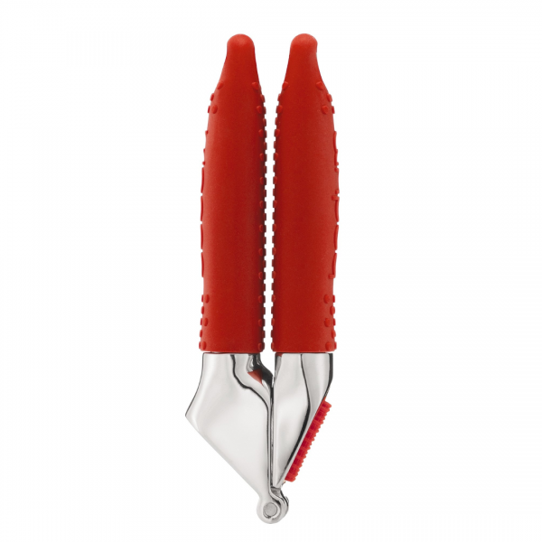 Bodum Bistro Garlic Press, Stainless Steel, Red