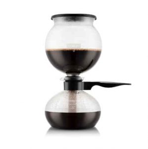 Bodum Pebo Vacuum Coffee Maker, 8 Cup (1.0L/34oz) - Black