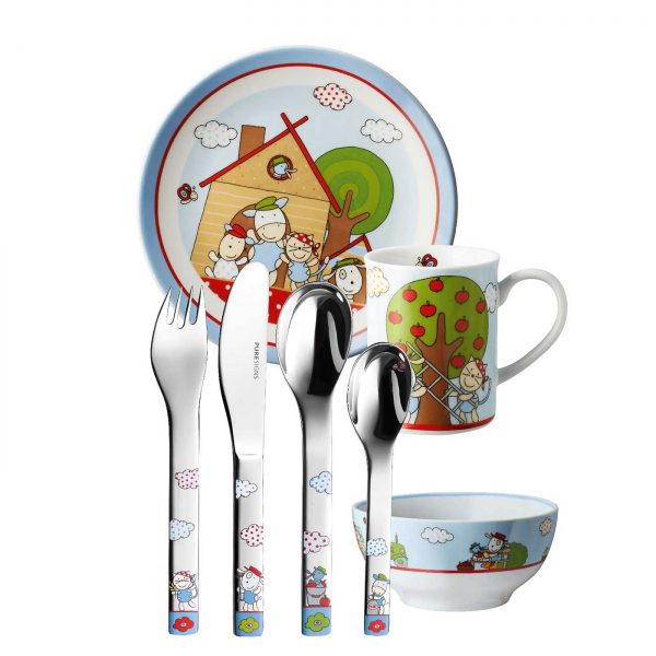 Kindergeschirr Set 7-teilig FERME