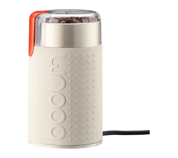 Bodum Bistro Electric Coffee Grinder, Off White