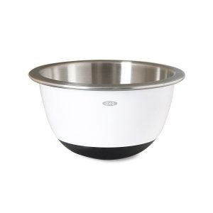 OXO Good Grips White Stainless Steel Mixing Bowl - 1.5qt