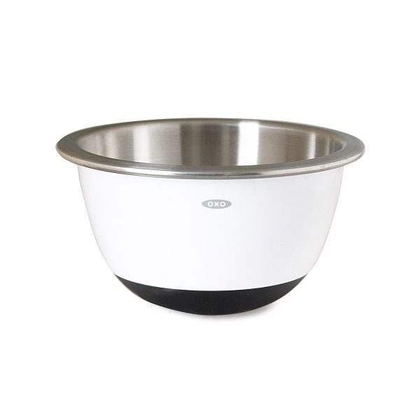 OXO Good Grips White Stainless Steel Mixing Bowl - 1.5qt