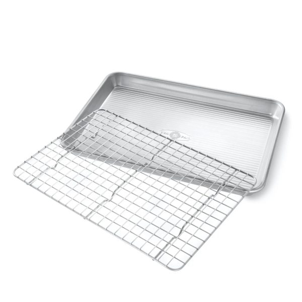 Quarter Sheet Pan with Baking / Cooling Rack Quarter Sheet Pan with Baking / Cooling Rack